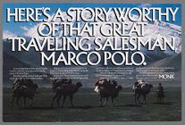 Here's a story worthy of that great traveling salesman, Marco Polo